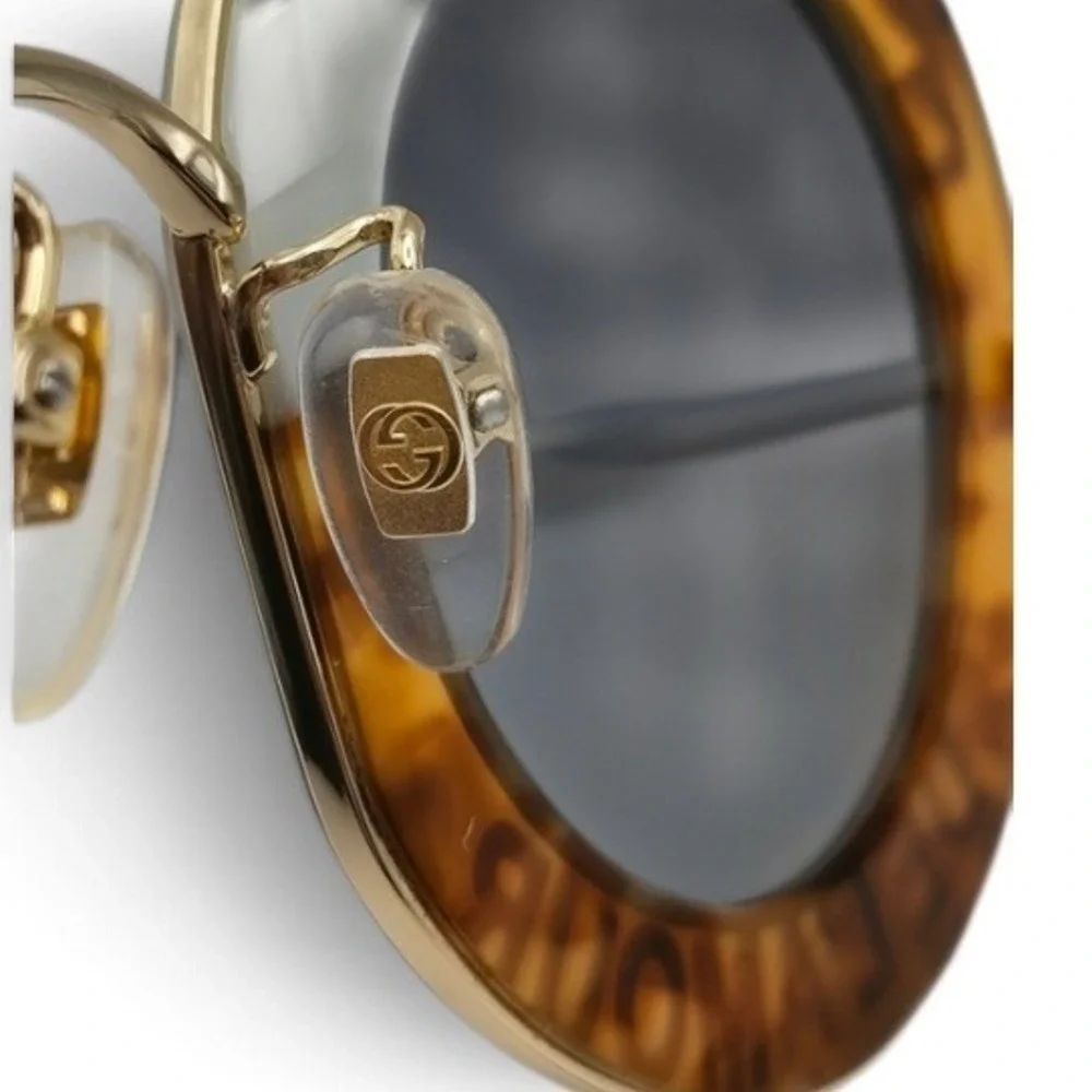 Gucci Maison De L'Amour Sunglasses Women OS Tortoise Excellent GG0113S